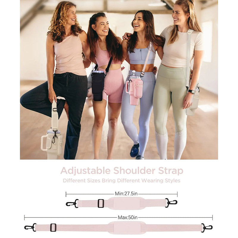 Sac de transport pour Stanley 40oz tumbler – Housse néoprène avec bandoulière et poches multiples